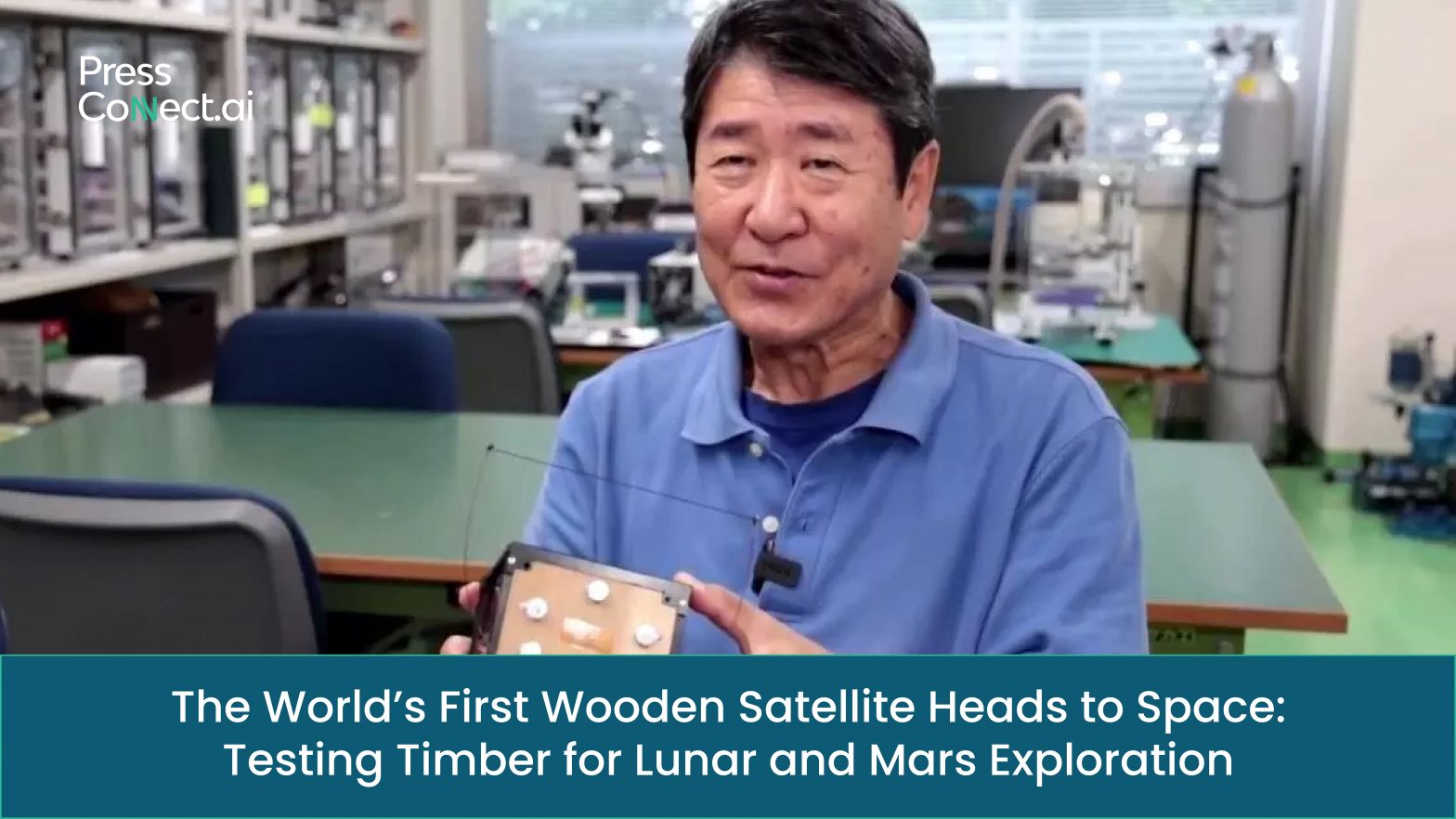 World’s First Wooden Satellite